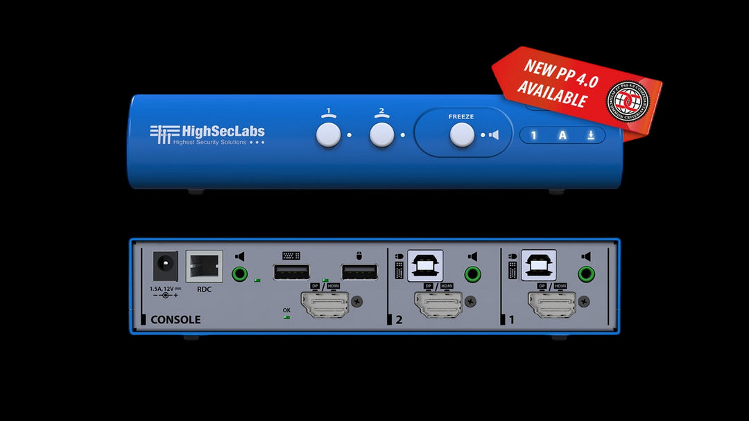 SECURE 2 PORT SINGLE-HEAD KVM SWITCHES
