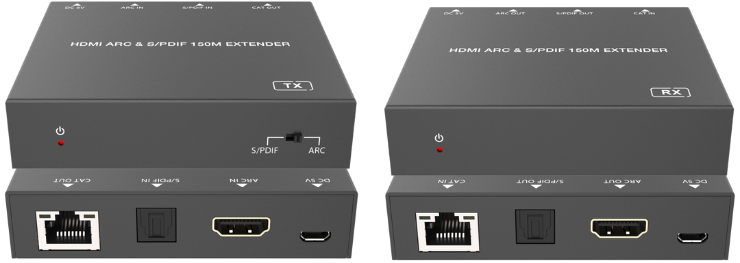 HDMI ARC & Optical Audio over CAT Extender 150 met