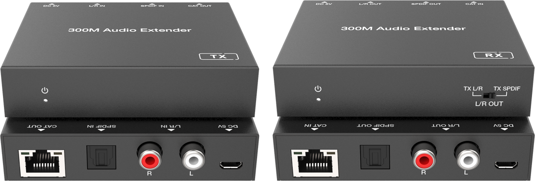 Digital Audio over CAT Extender 300 meters