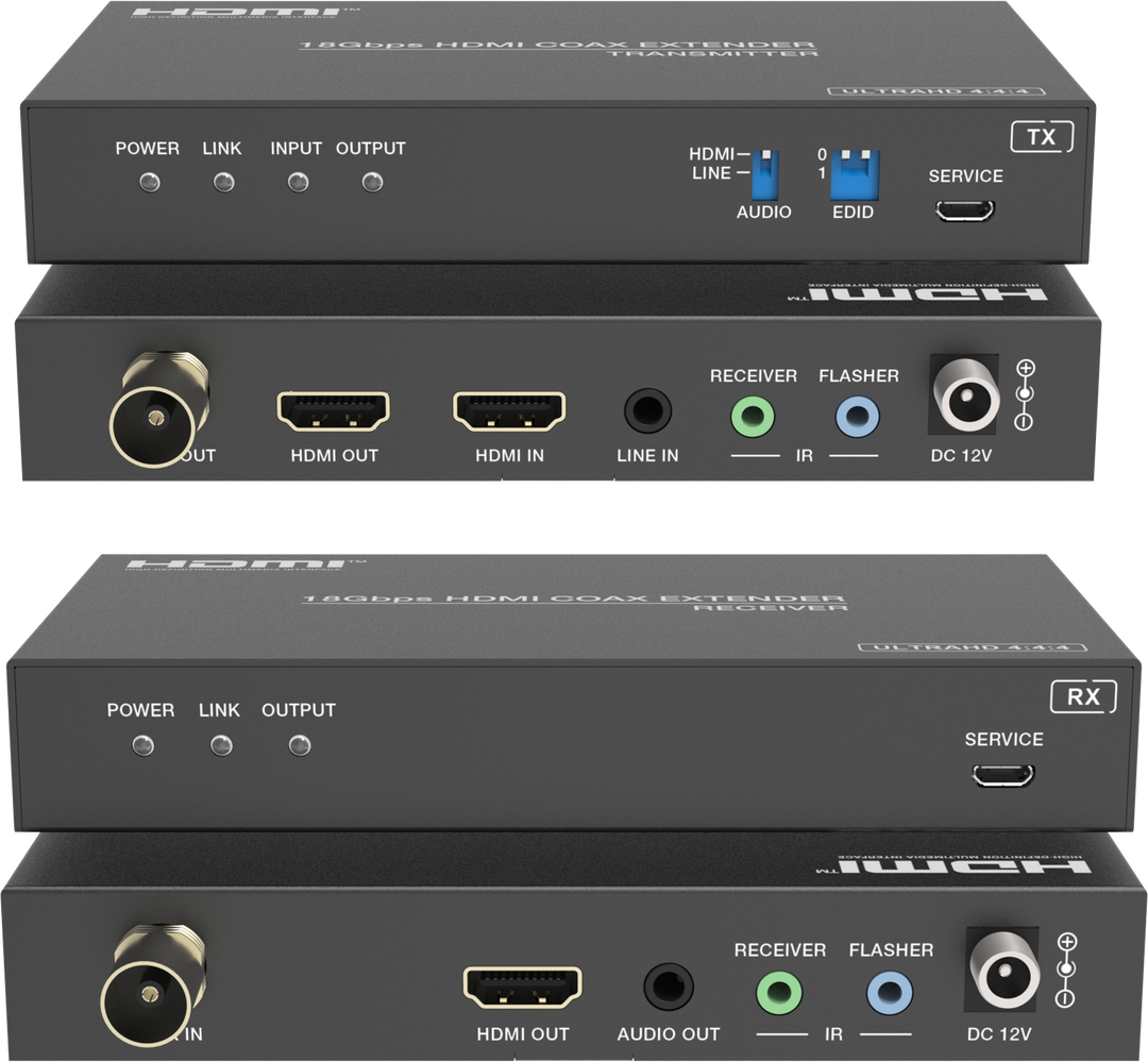 18Gbps Coaxial Extender 100 meters