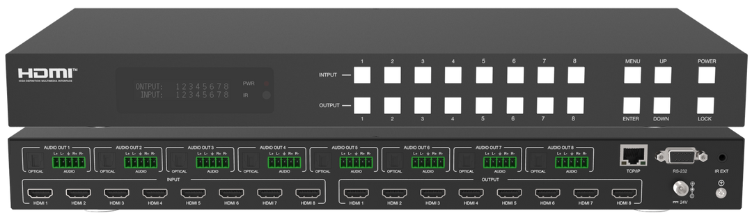 48Gbps 8x8 HDMI 2.1 Matrix