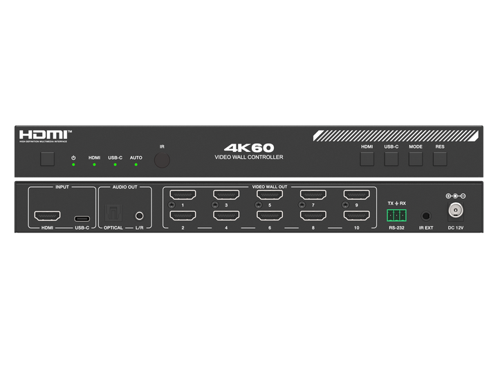 18Gbps 1x10 Video Wall Controller