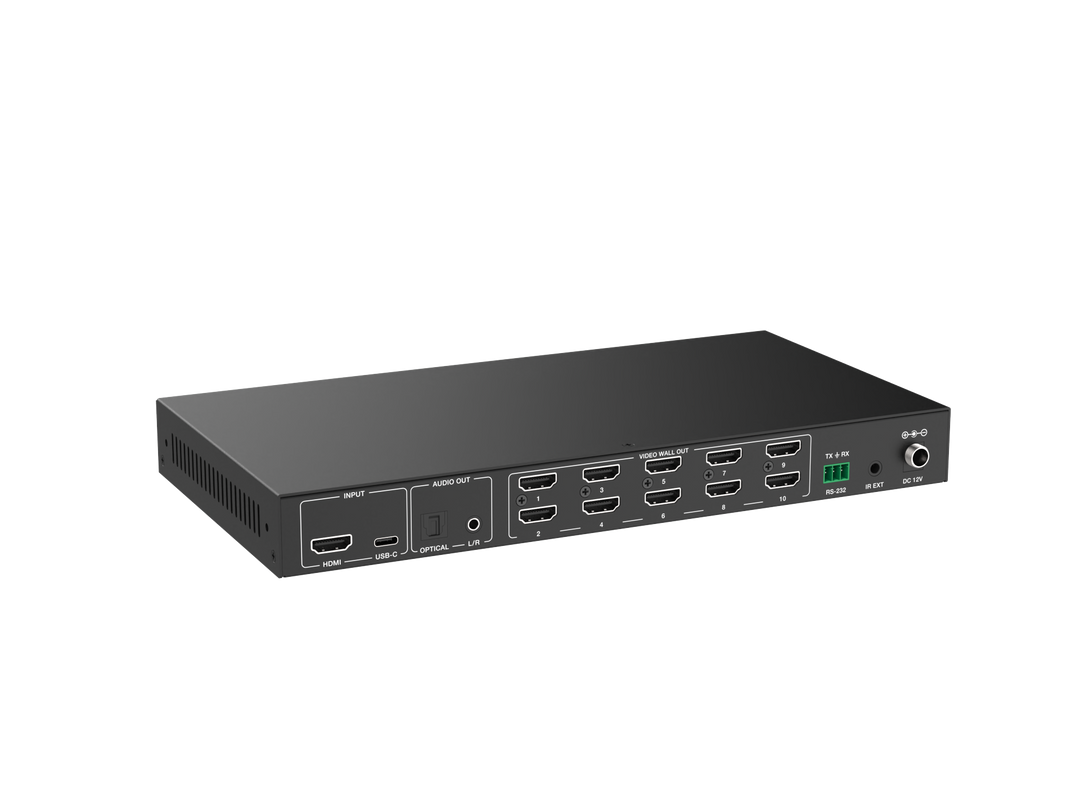18Gbps 1x10 Video Wall Controller