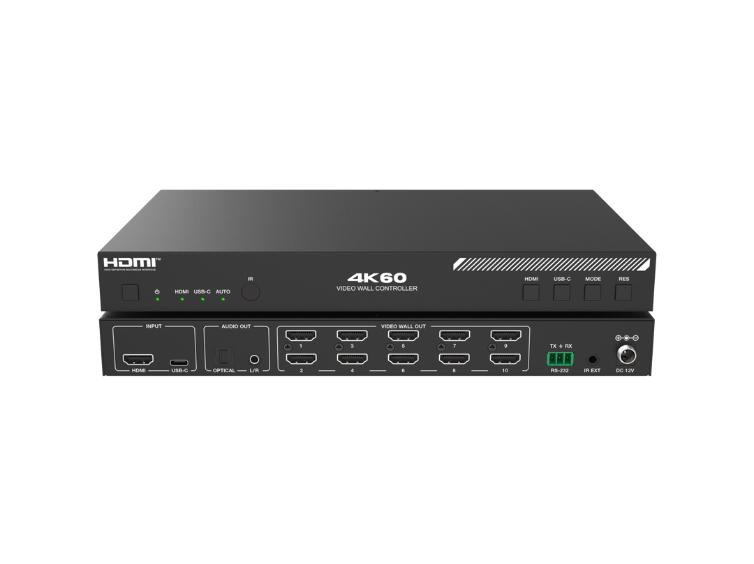 4K60 1x10 Video Wall Controller