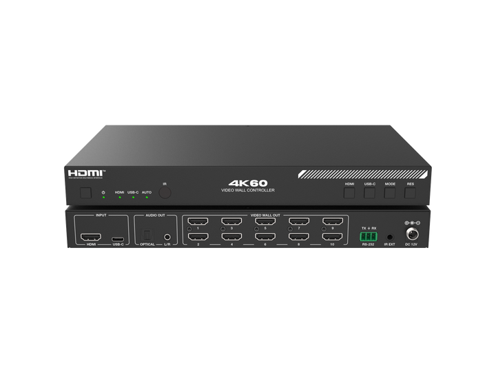 4K60 1x10 Video Wall Controller
