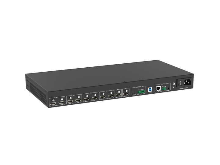 4x2 Seamless Matrix Switcher  with Multiview and USB 3.2 Capture