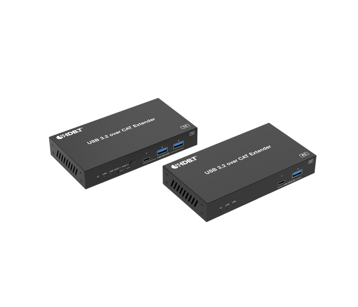 USB 3.0 Extender 100M with USB-B/USB-C Two Inputs