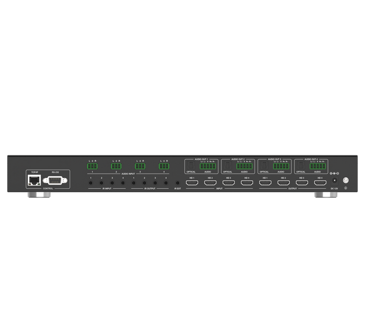 4x4 HDMI 2.0 Seamless Matrix with Video Wall and Multi-view