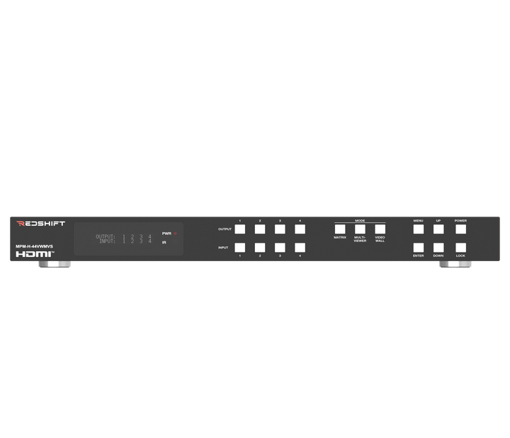 4x4 HDMI 2.0 Seamless Matrix with Video Wall and Multi-view