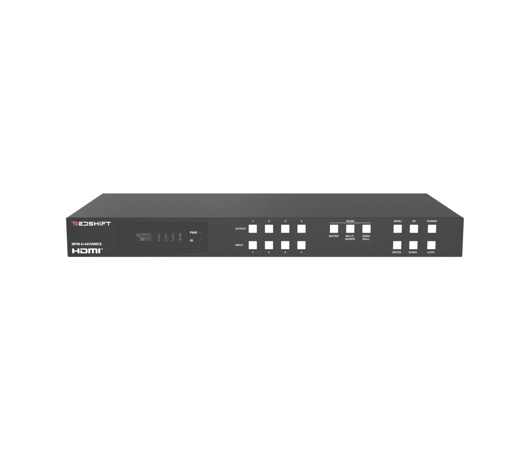 4x4 HDMI 2.0 Seamless Matrix with Video Wall and Multi-view