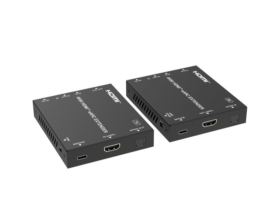 18Gbps HDMI over CAT Extender 50 meters with eARC Two way IR