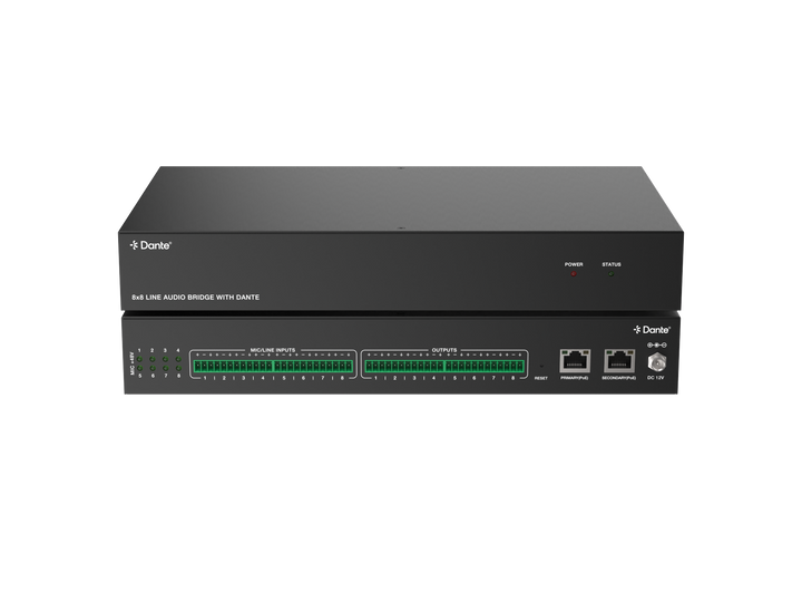 8x8 Line to Dante Bridge