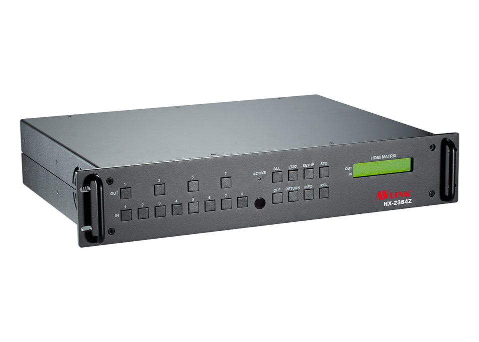 HX-2384Z - 8 x 4 Seamless HDMI(HDBaseT) Matrix Switcher