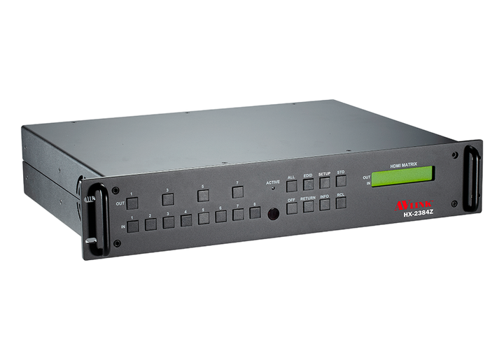 HX-2384Z - 8 x 4 Seamless HDMI(HDBaseT) Matrix Switcher