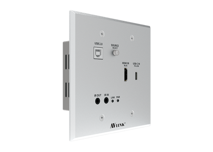 WUH-3MXCU - 40M 4K HDMI / USB type-C HDBaseT™ Wall Plate Extender  (Reciever included)