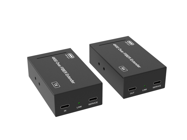 4K60 USB-C over Single Fiber Extender