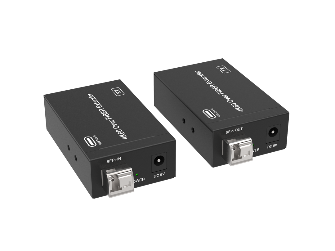 4K60 USB-C over Single Fiber Extender