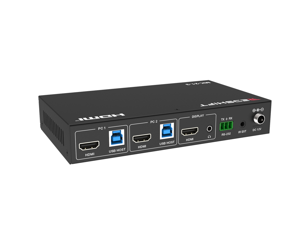 2 Port 4K60 HDMI KVM Switcher