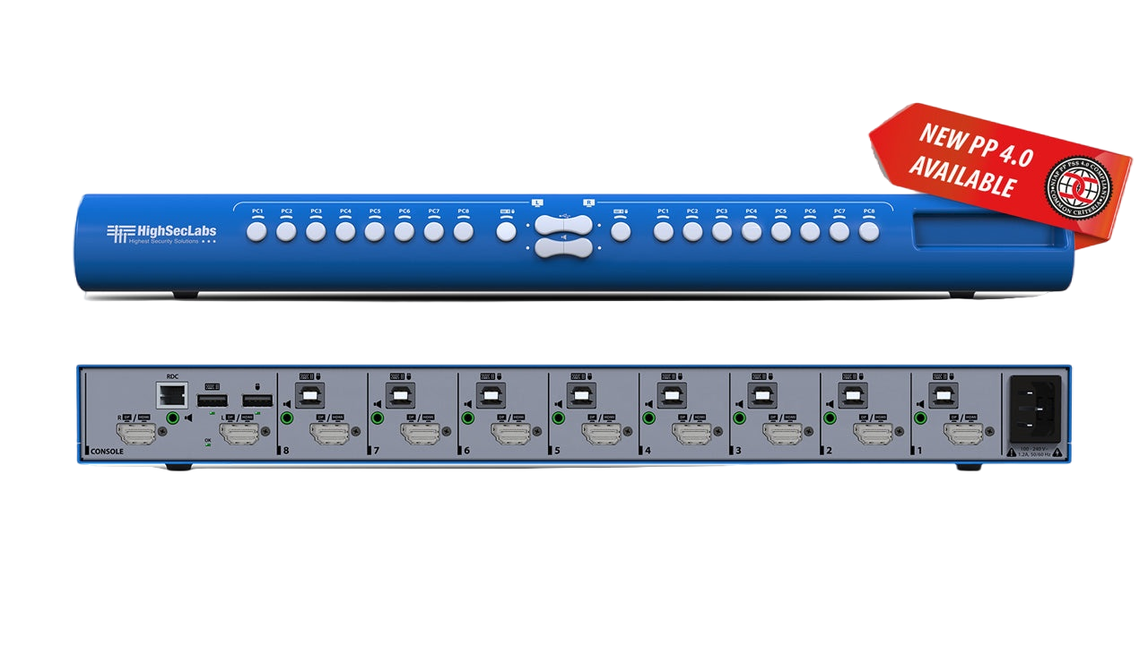 Kvm Icon SECURE 8 PORT MINI-MATRIX KVM SWITCHES – Merik Distribution