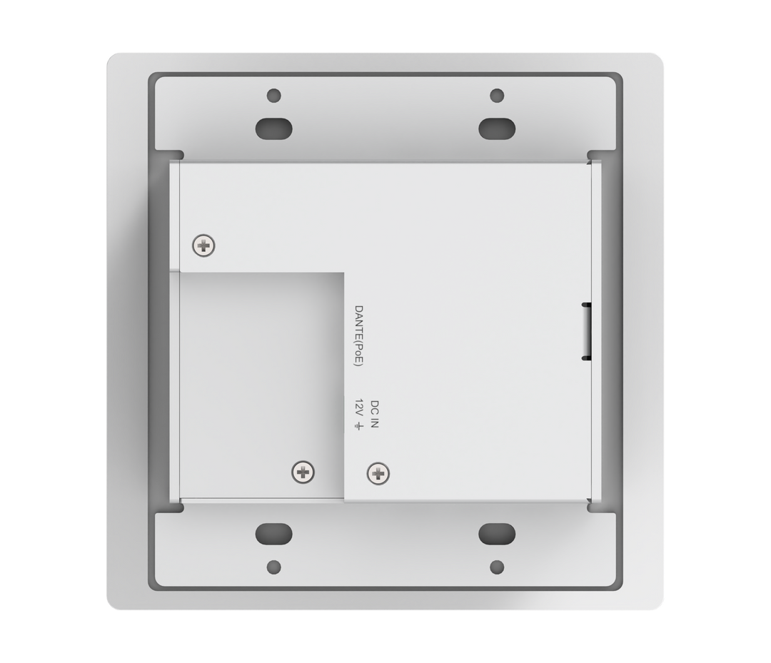 2x2 Analogue XLR to Dante® Converter Wallplate