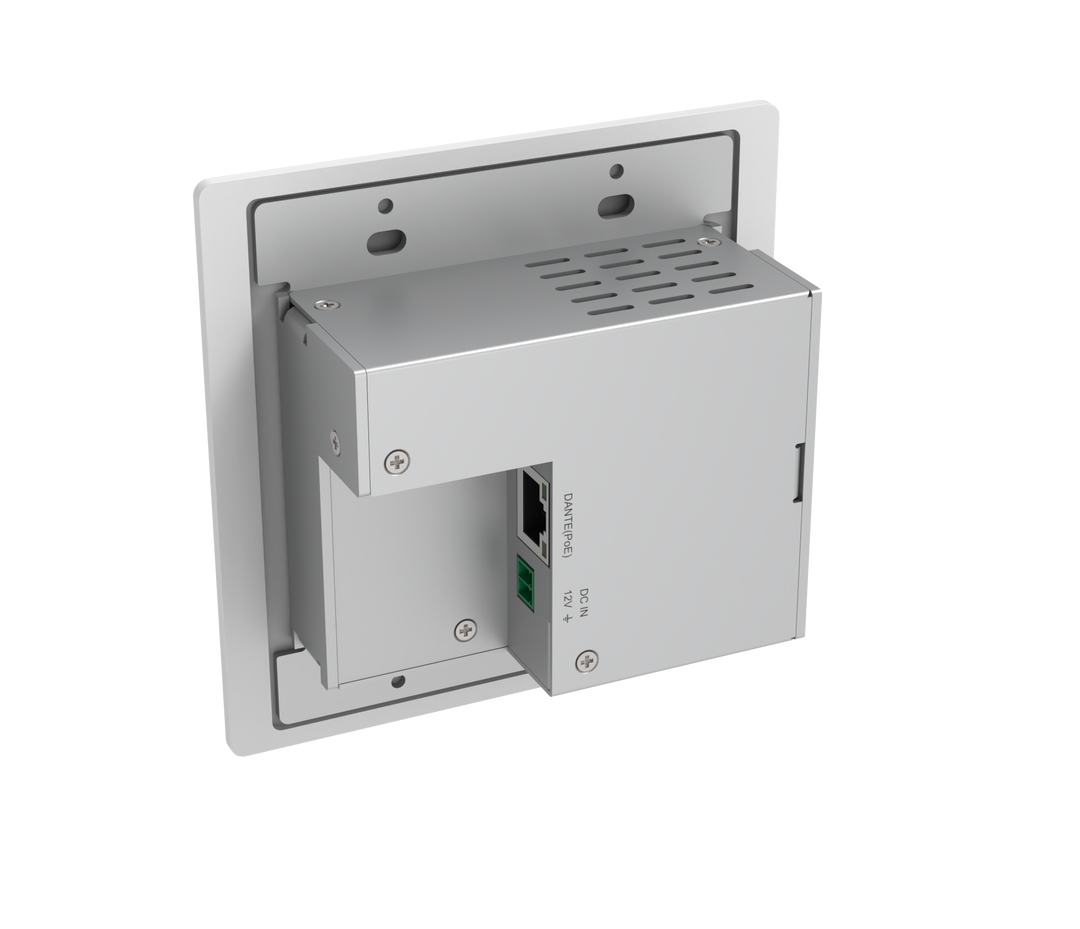 2x2 Analogue XLR to Dante® Converter Wallplate