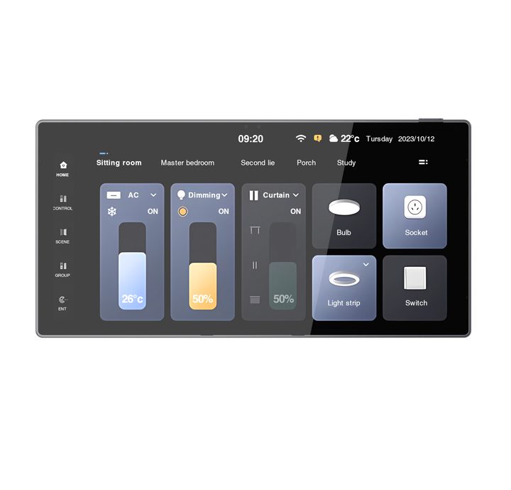 6" Programmable Touch Panel/Processor Wall Mount