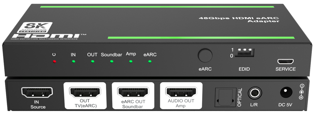 48Gbps HDMI eARC Audio Adapter – Merik Distribution