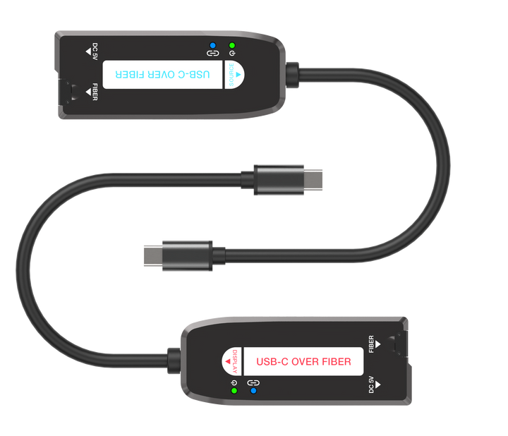 4K60 USB-C over Fibre Extender
