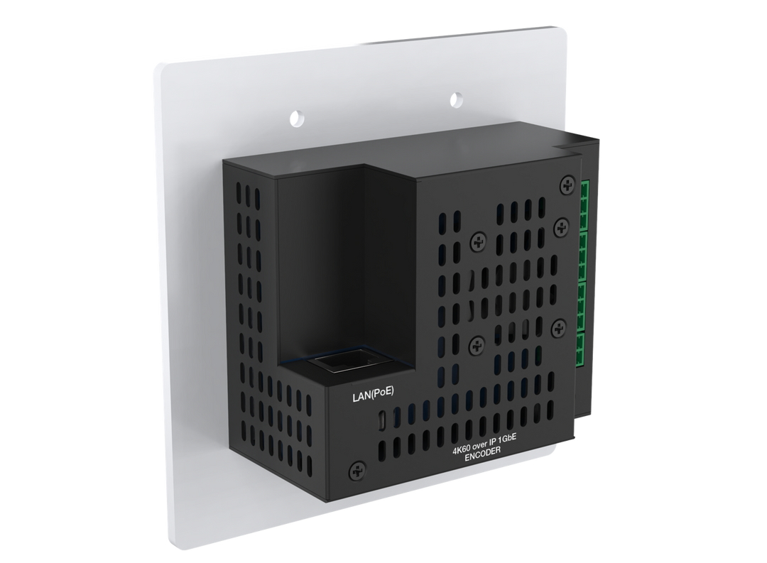 4K60 4:4:4 AV over IP JPEG2K Encoder Wall-plate